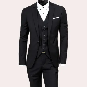 3-piece tailored suit - sophisticated men's formal attire