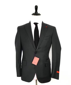 $3,750 ISAIA - Gray "AQUASPIDER" *CLOSET STAPLE* Coral Pin Suit - 40S