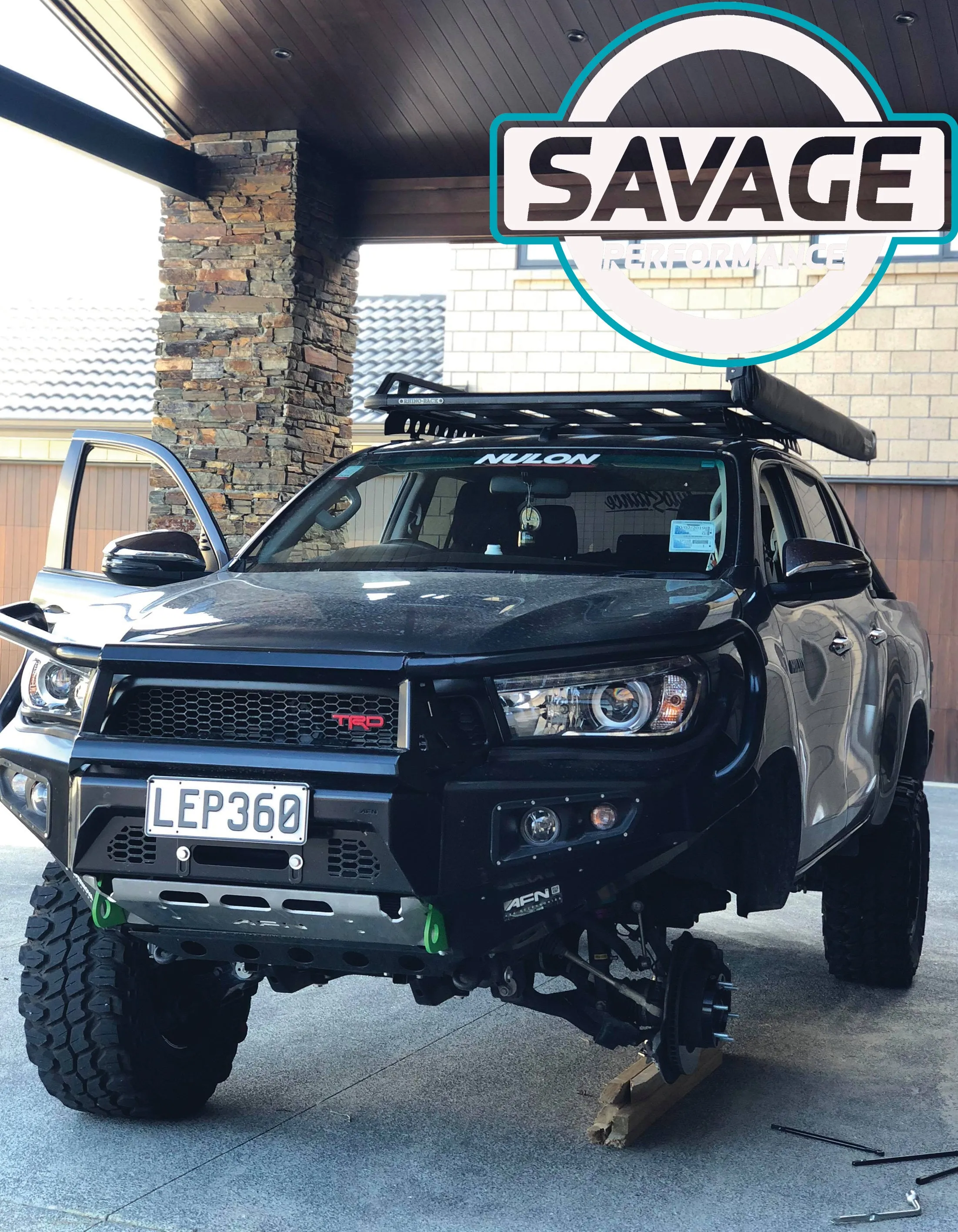 6x139.7 25mm Wheel Spacers suits TOYOTA HILUX *Savage Performance*