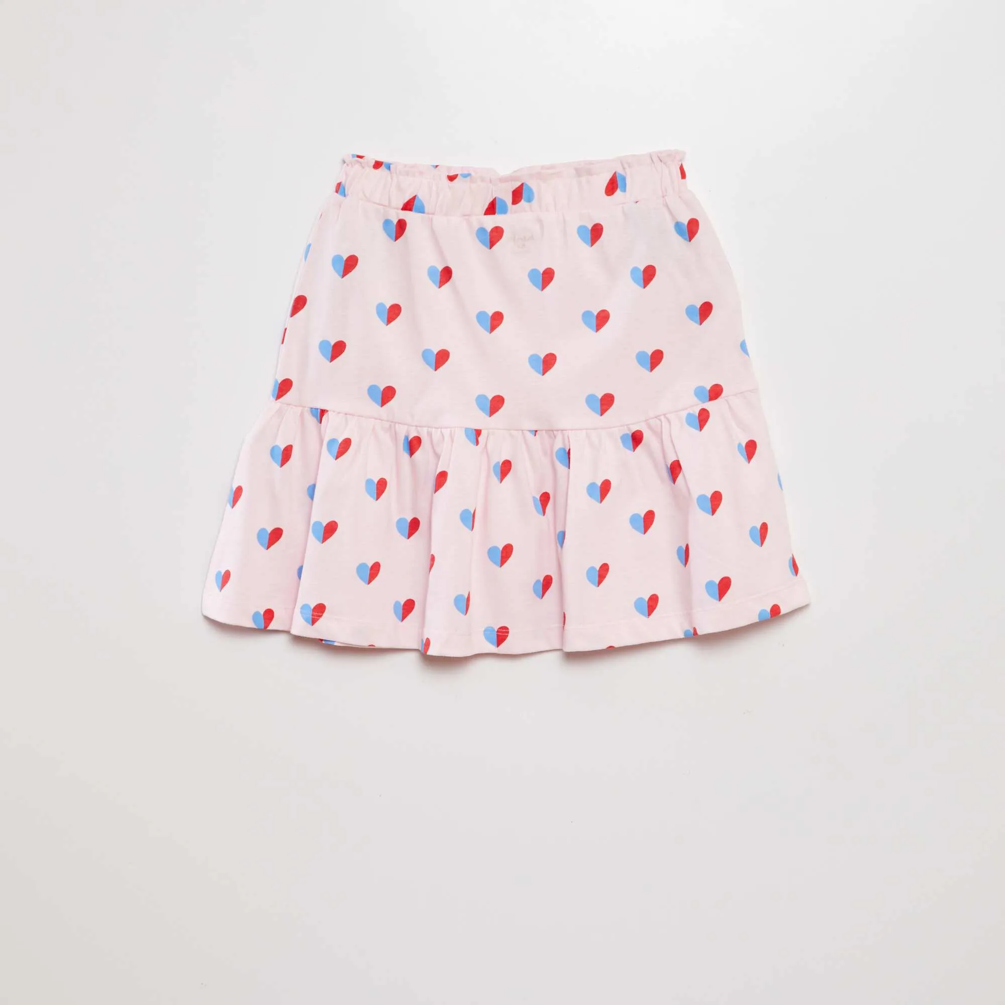 A-line cotton skirt WHITE