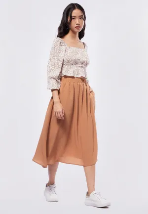 A-line Midi Skirt