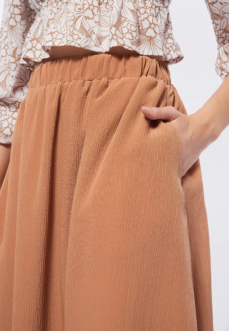 A-line Midi Skirt