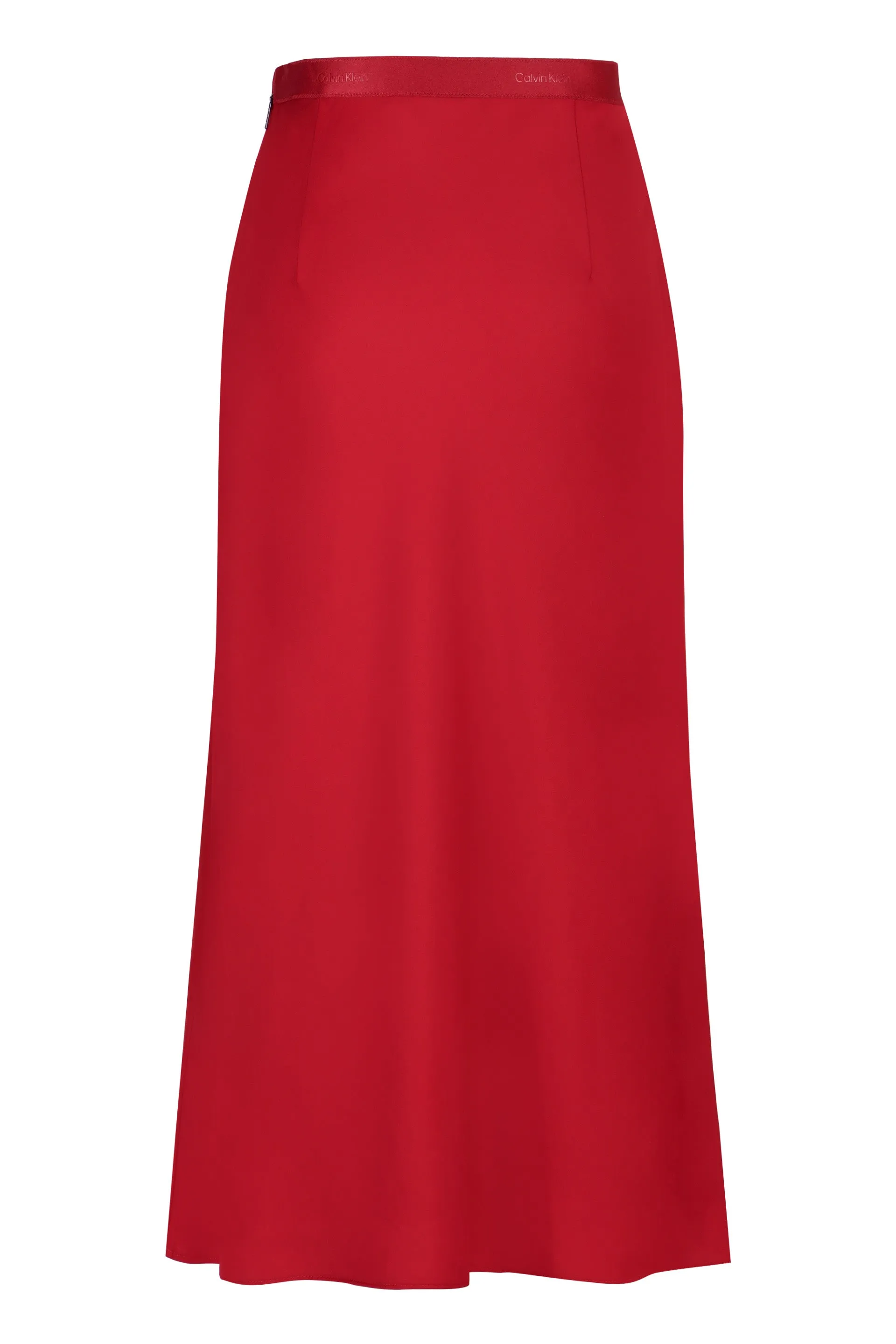 A-line midi skirt