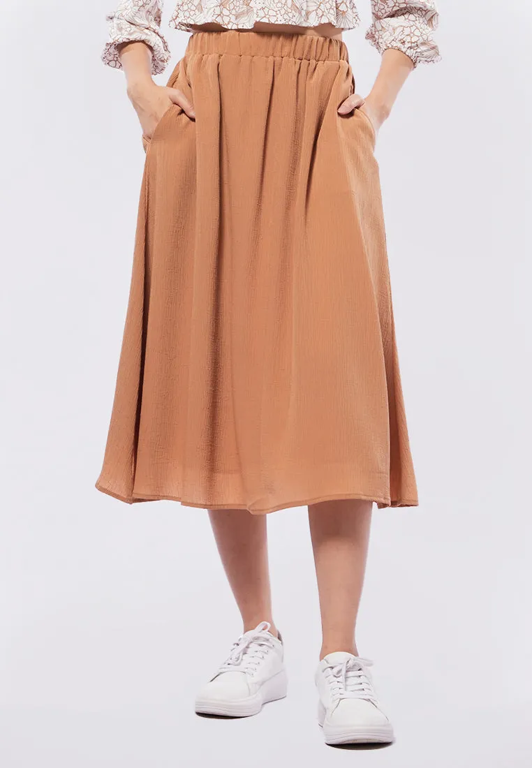 A-line Midi Skirt