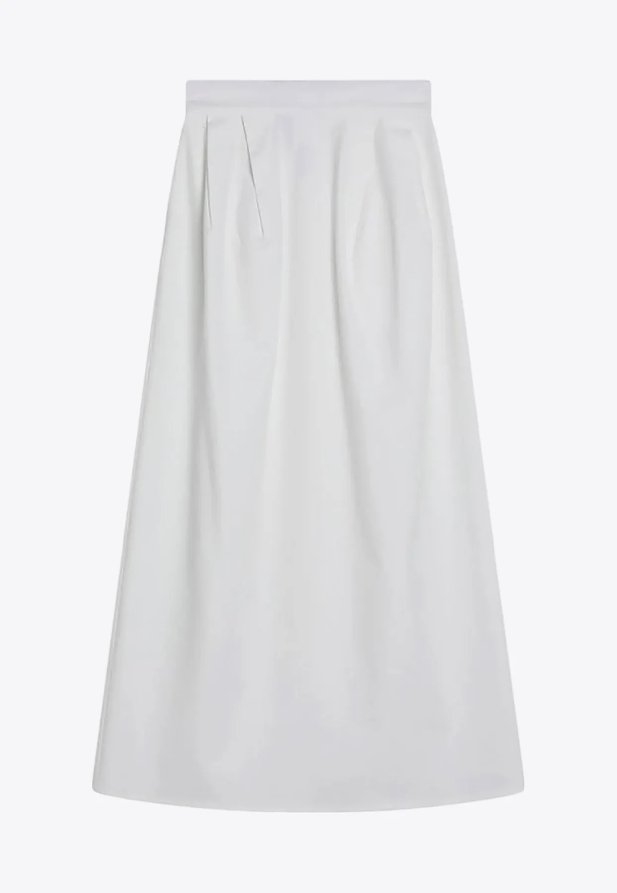 Alcade Gabardine Midi Skirt