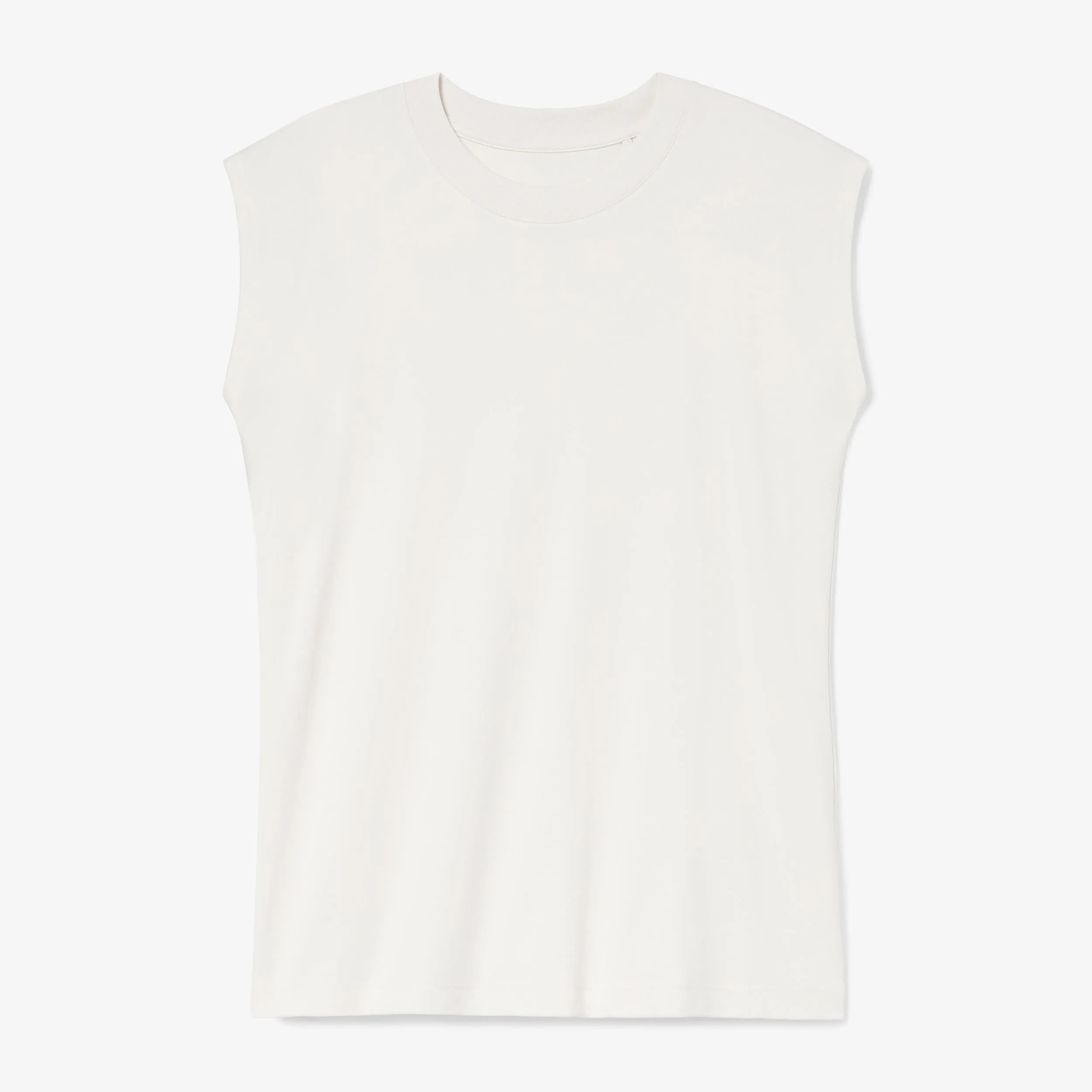 Alina Muscle Tee - Organic Pima Cotton :: Ivory