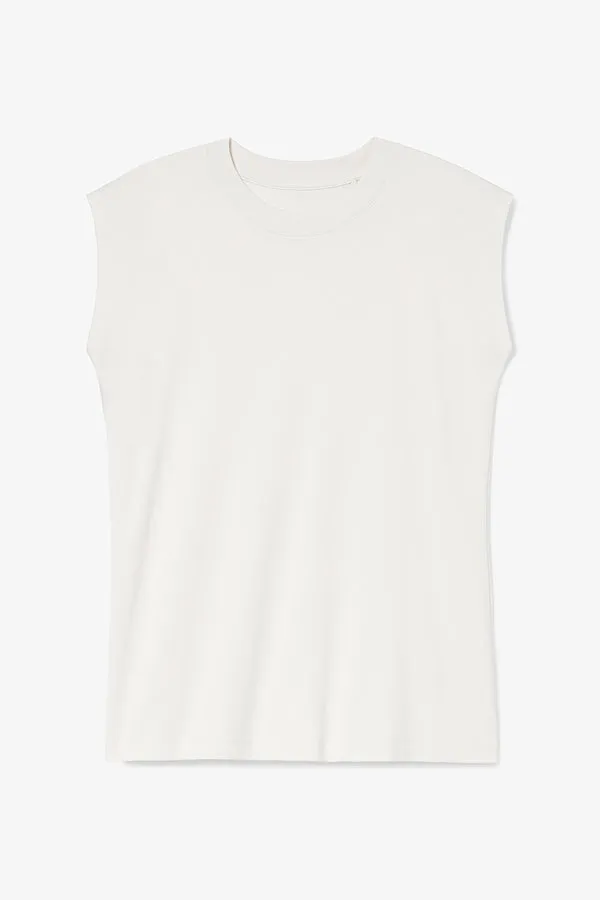 Alina Muscle Tee - Organic Pima Cotton :: Ivory