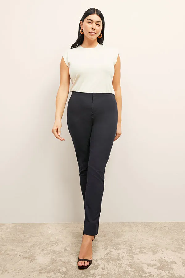 Alina Muscle Tee - Organic Pima Cotton :: Ivory