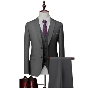 Andrew | Men's Business / Wedding Suit | Dark Grey