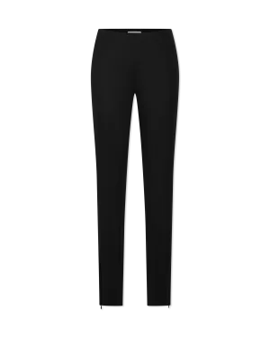 Ankle Zipper Mid Waist Pants