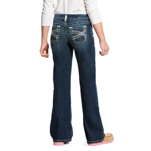 Ariat Girls Real Boot Cut Entwined Dresden