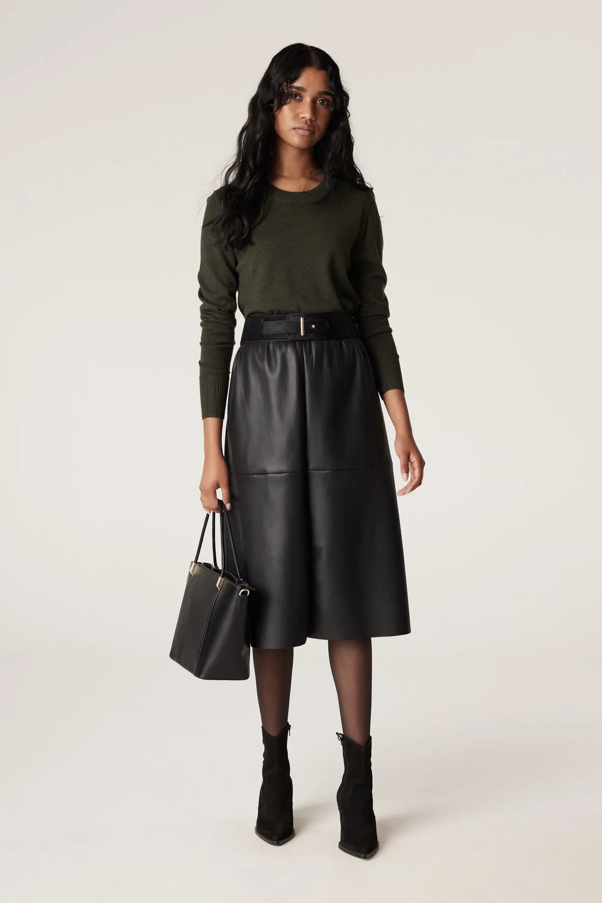 Arlo Vegan Skirt | Black