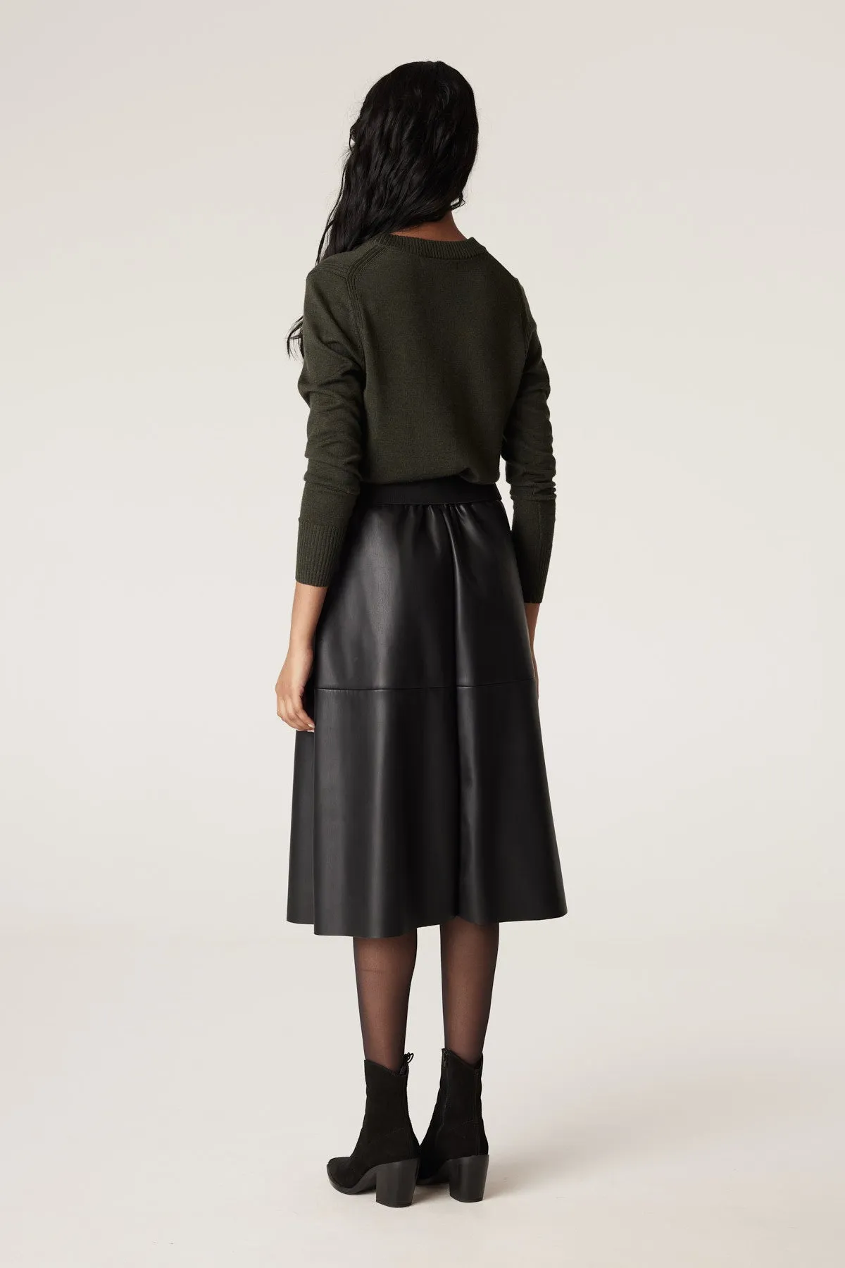 Arlo Vegan Skirt | Black