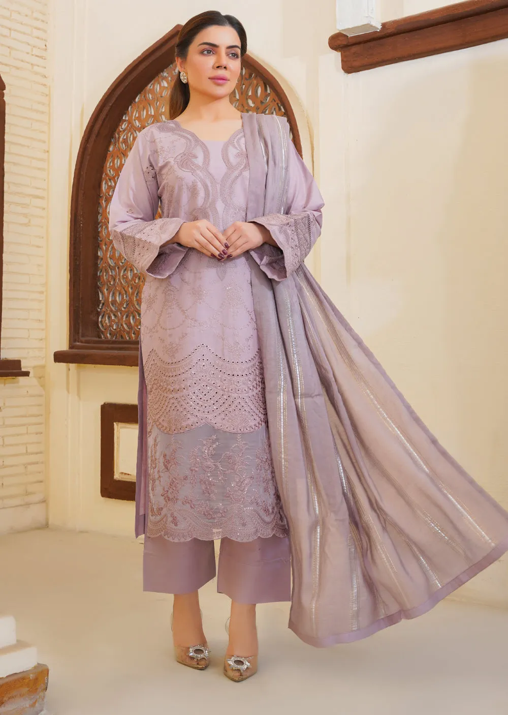 ATR-1101 - Readymade - Sehrish B Lux Cotton