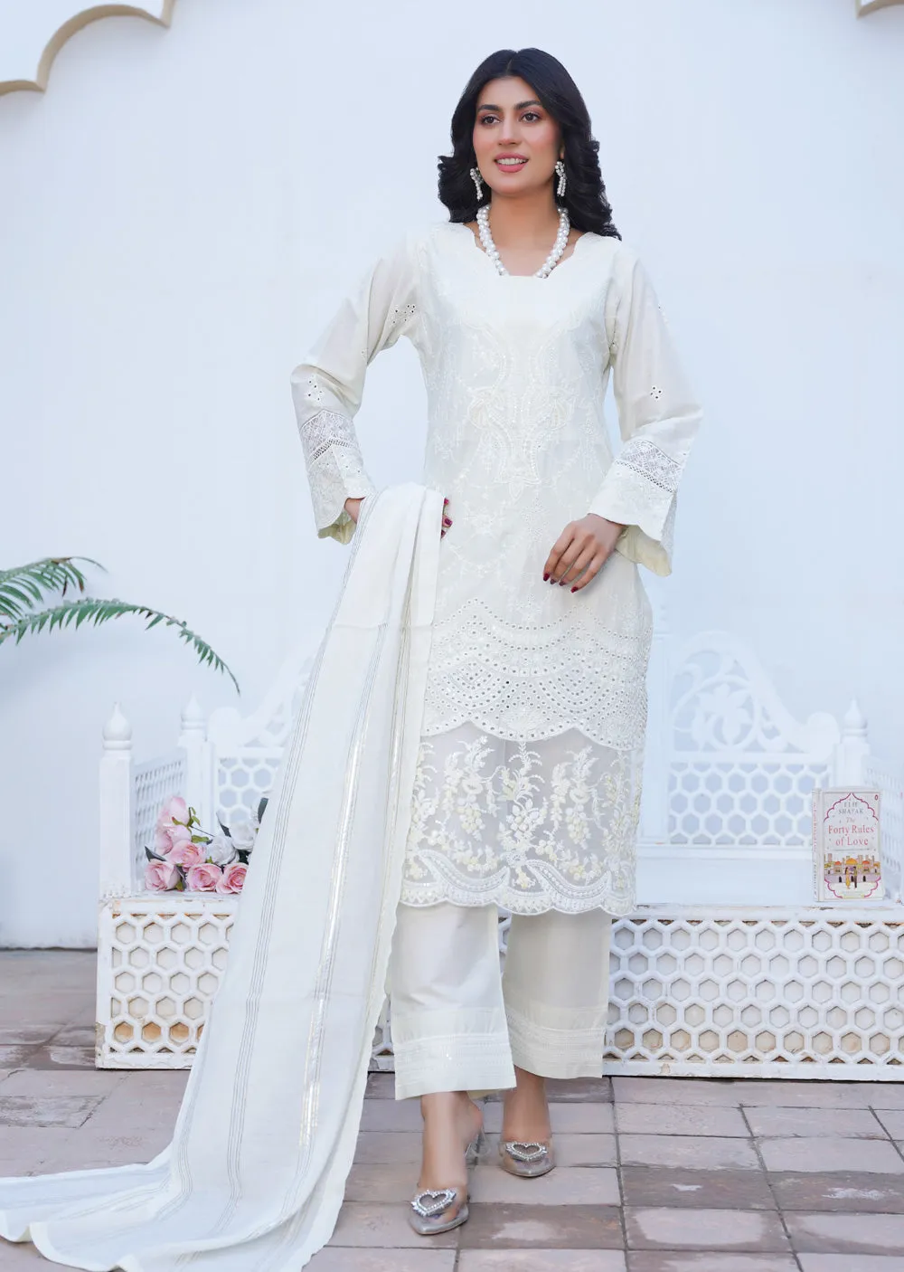 ATR-1101 - Readymade - Sehrish B Lux Cotton