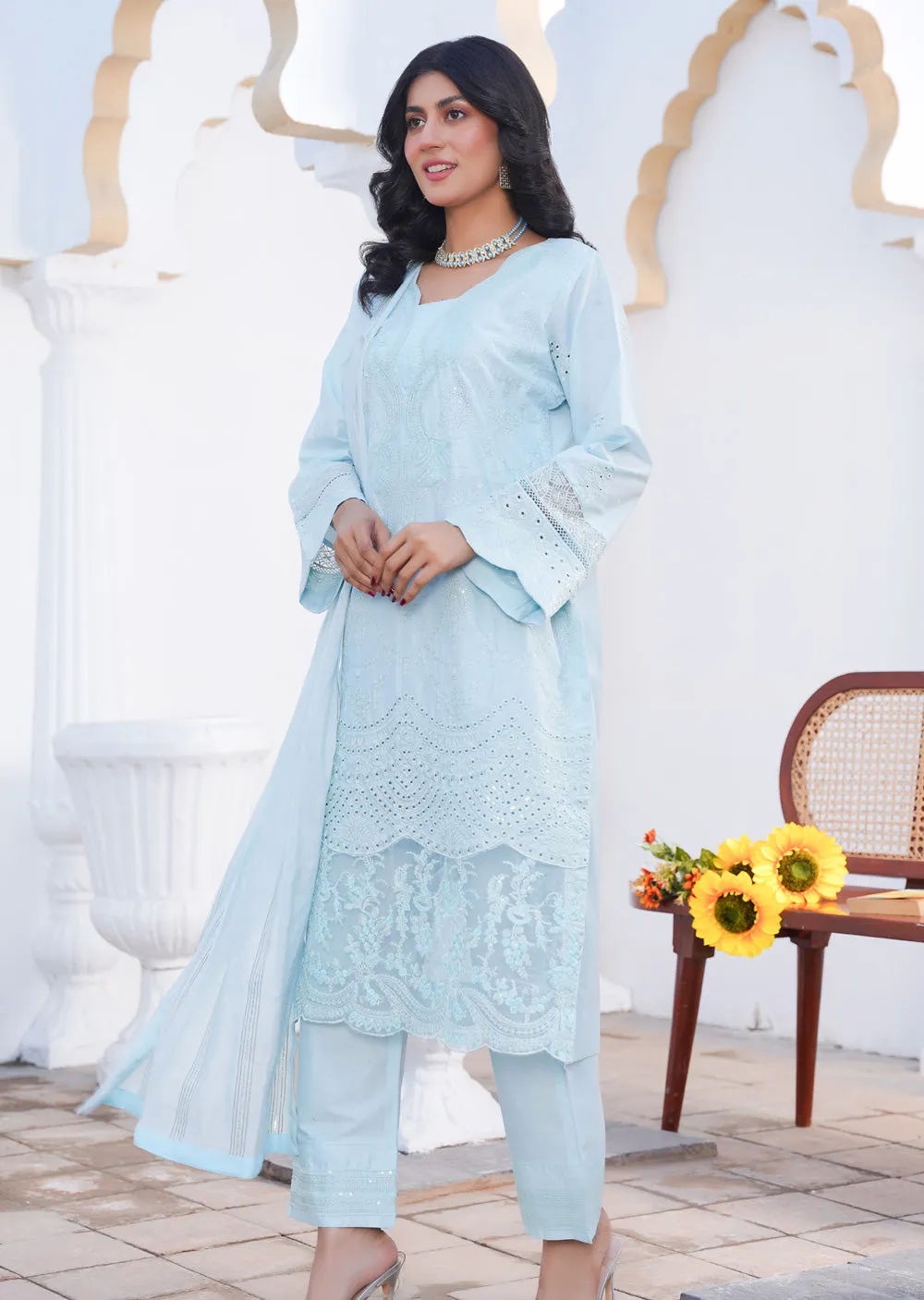 ATR-1101 - Readymade - Sehrish B Lux Cotton