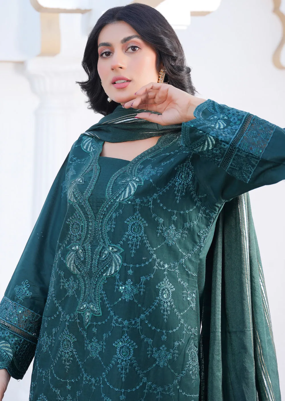 ATR-1101 - Readymade - Sehrish B Lux Cotton