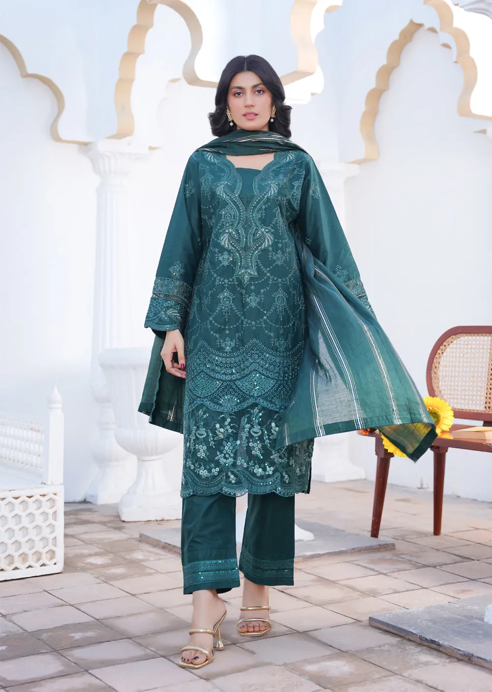 ATR-1101 - Readymade - Sehrish B Lux Cotton