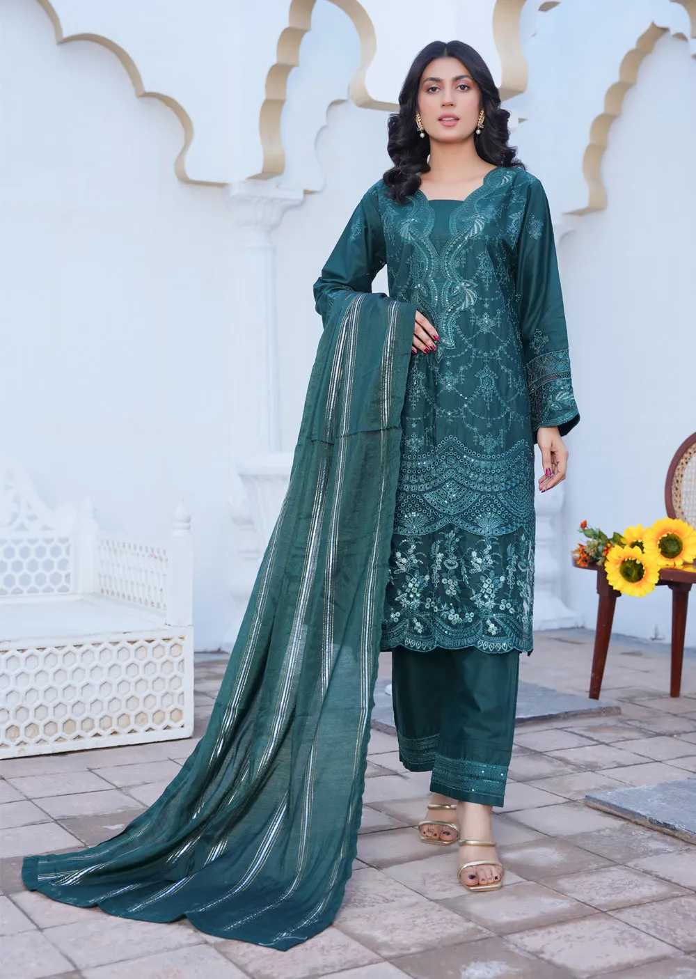 ATR-1101 - Readymade - Sehrish B Lux Cotton