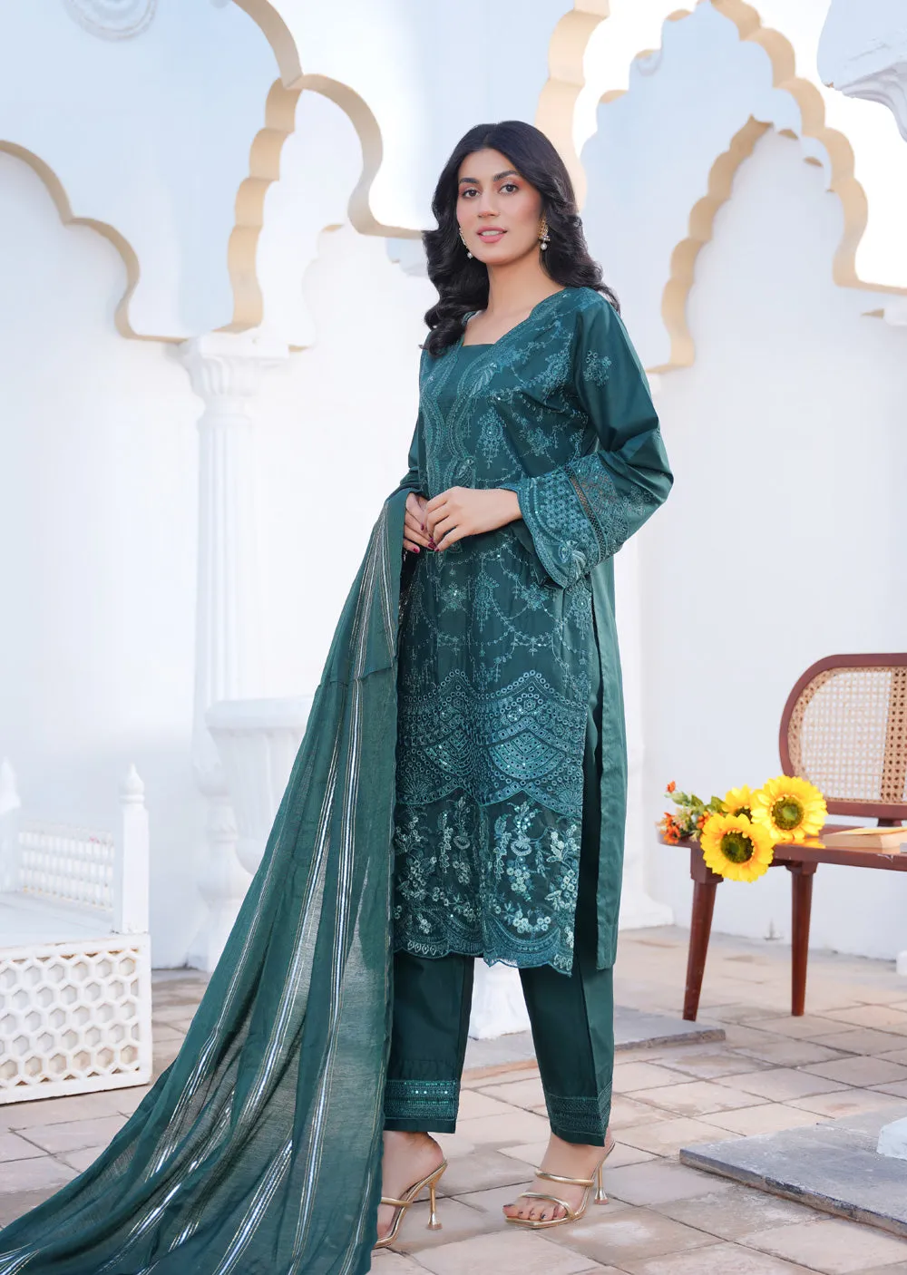 ATR-1101 - Readymade - Sehrish B Lux Cotton