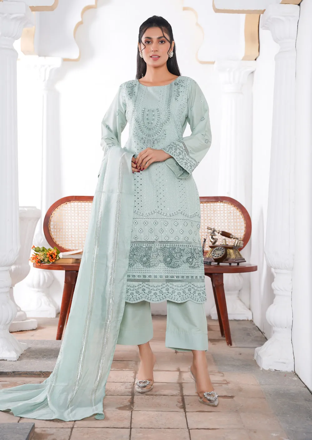 ATR-1103 - Readymade - Sehrish B Lux Cotton