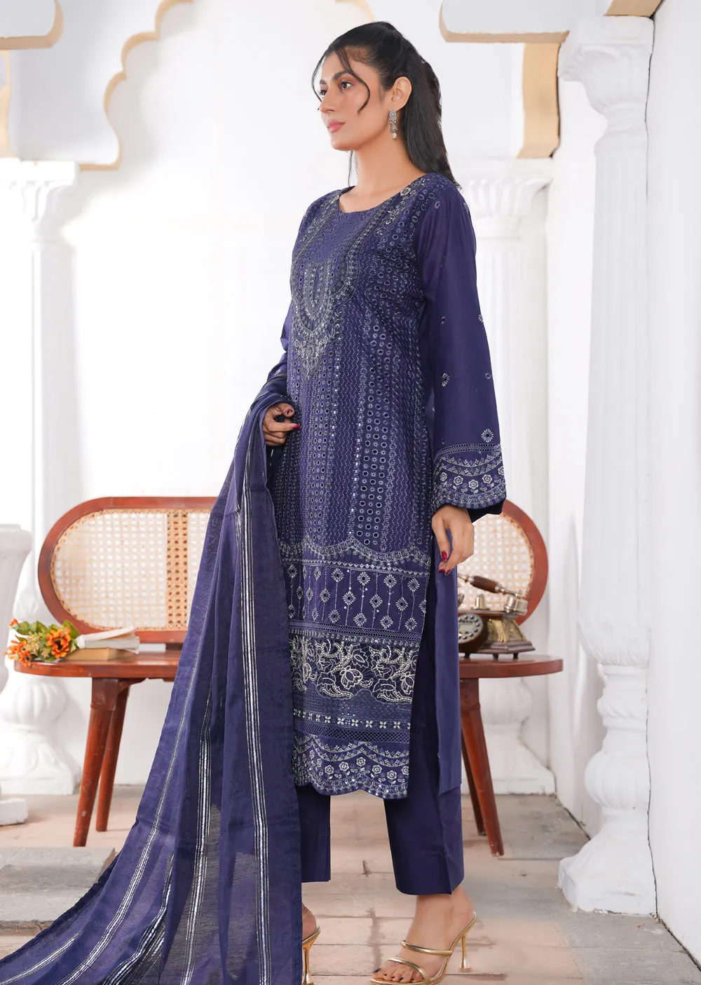 ATR-1103 - Readymade - Sehrish B Lux Cotton