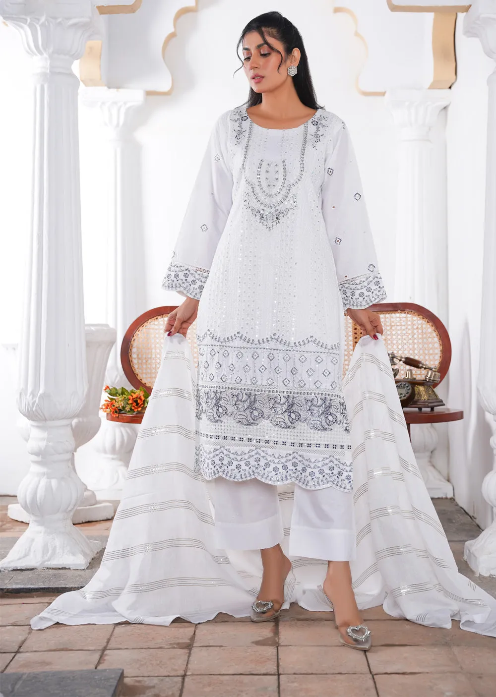 ATR-1103 - Readymade - Sehrish B Lux Cotton