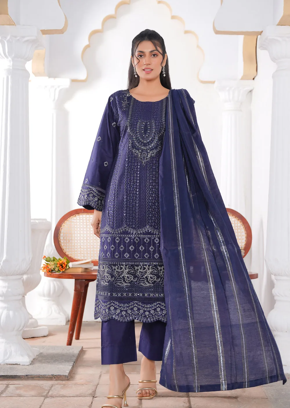 ATR-1103 - Readymade - Sehrish B Lux Cotton