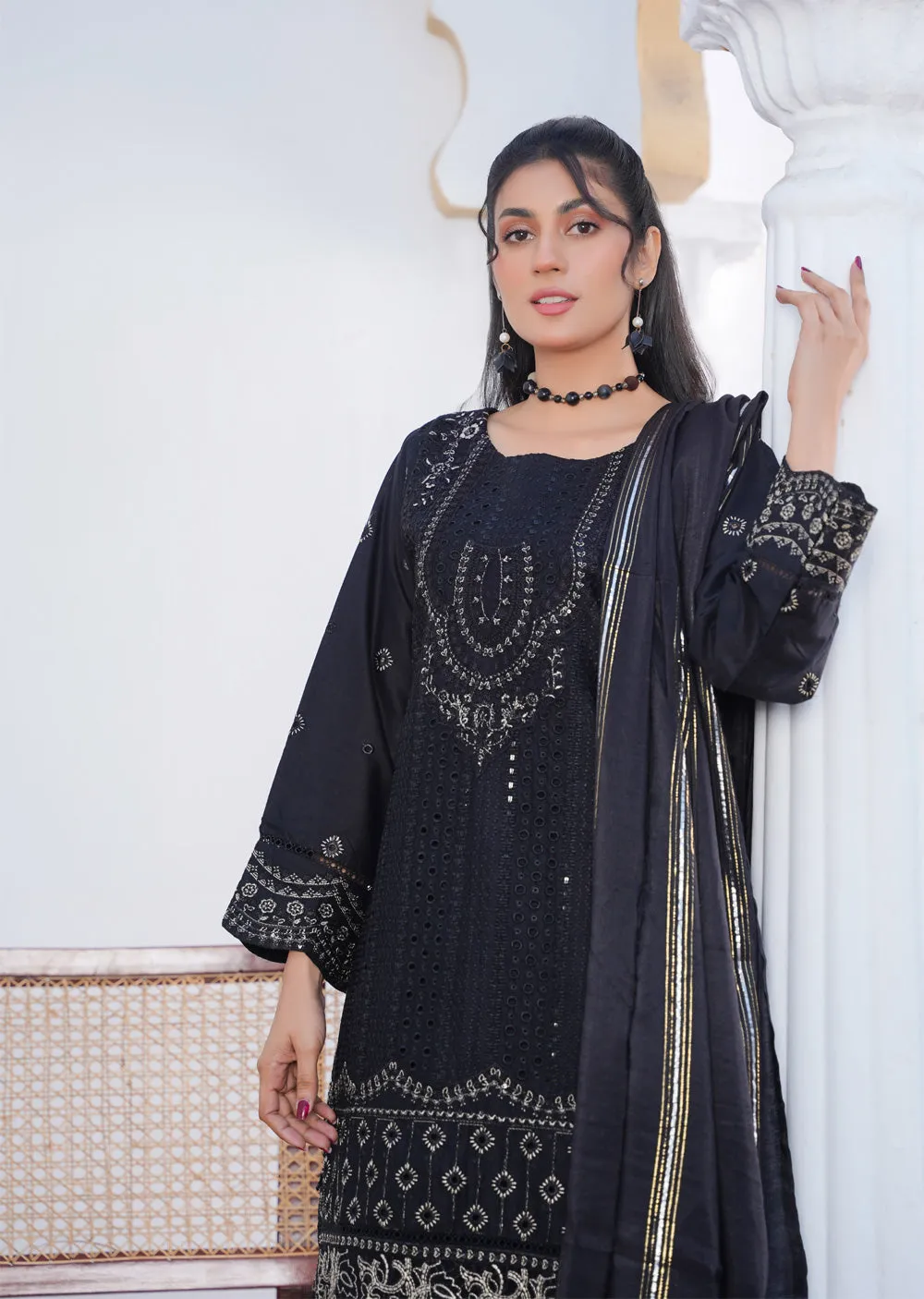 ATR-1103 - Readymade - Sehrish B Lux Cotton