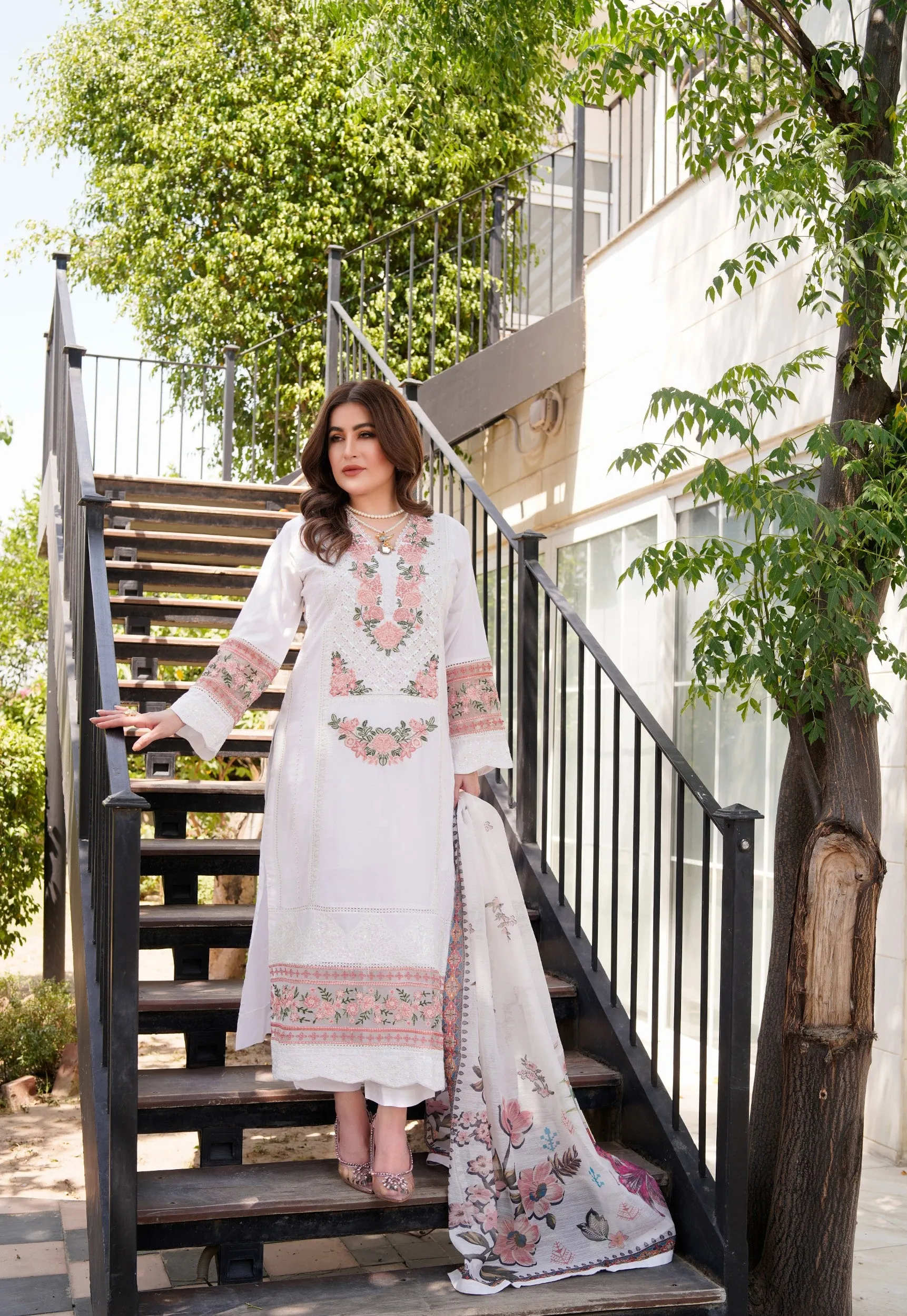 ATR-1131 - Off White - Sehrish B Lux Cotton