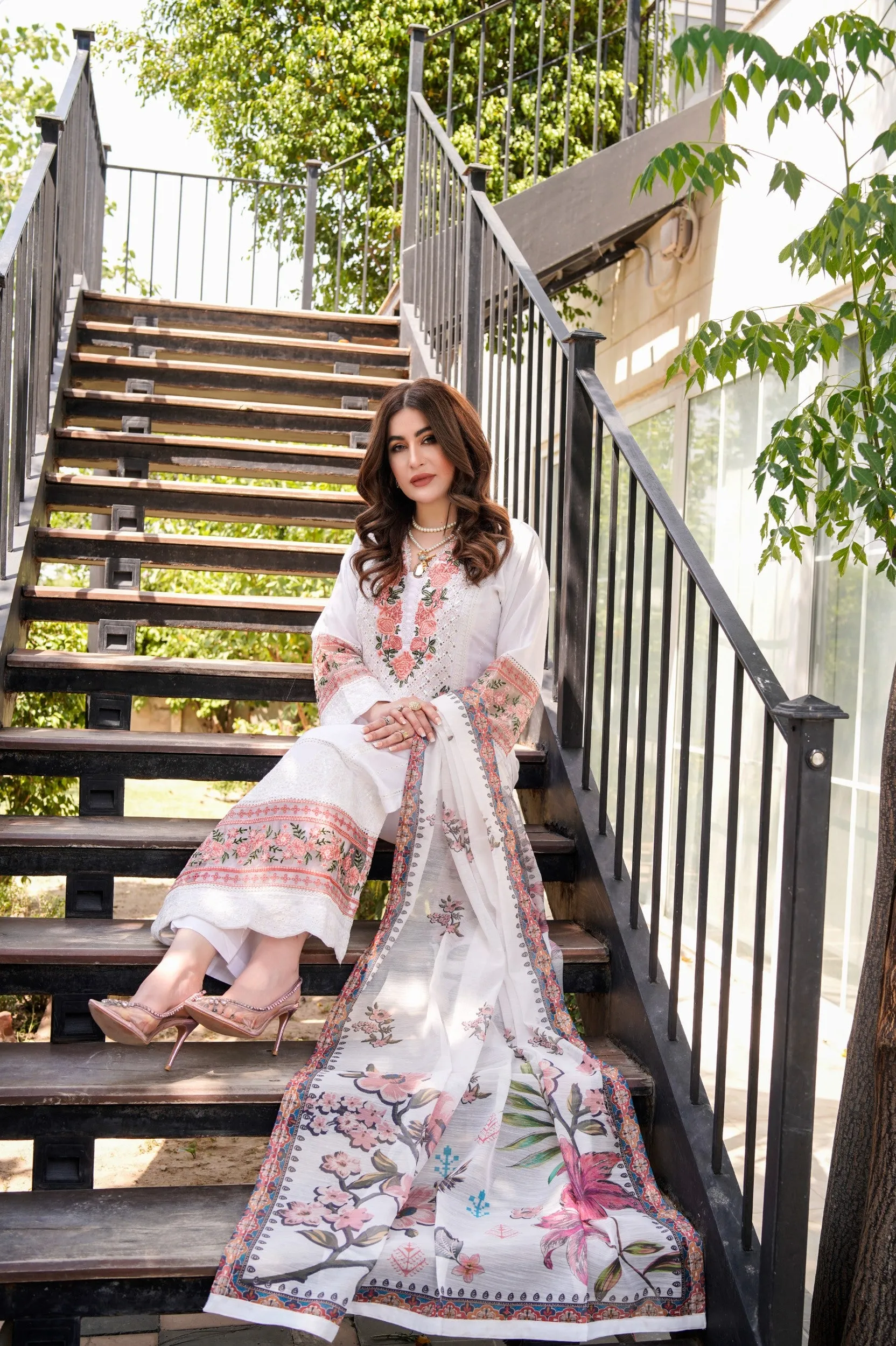 ATR-1131 - Off White - Sehrish B Lux Cotton