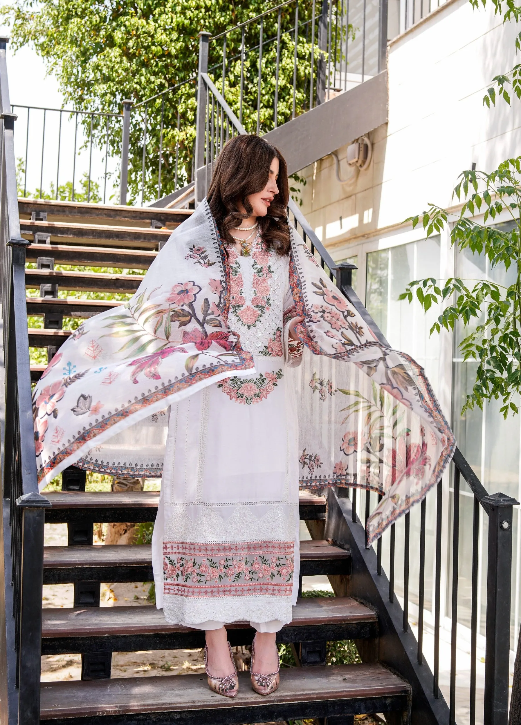 ATR-1131 - Off White - Sehrish B Lux Cotton
