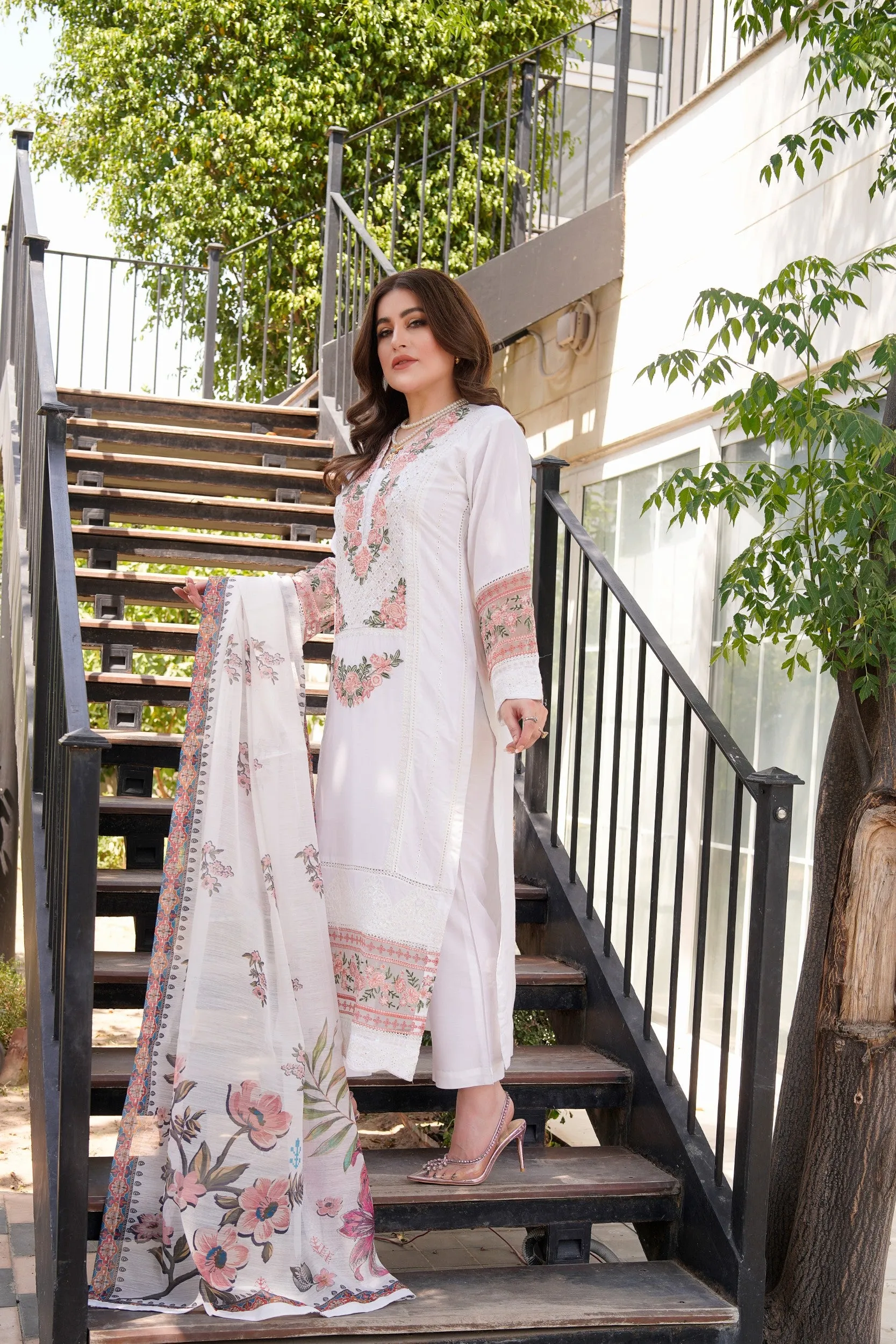 ATR-1131 - Off White - Sehrish B Lux Cotton