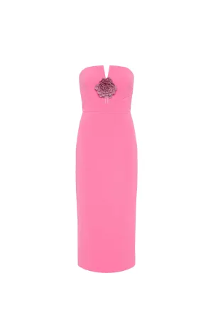 Aubree Strapless Midi Dress