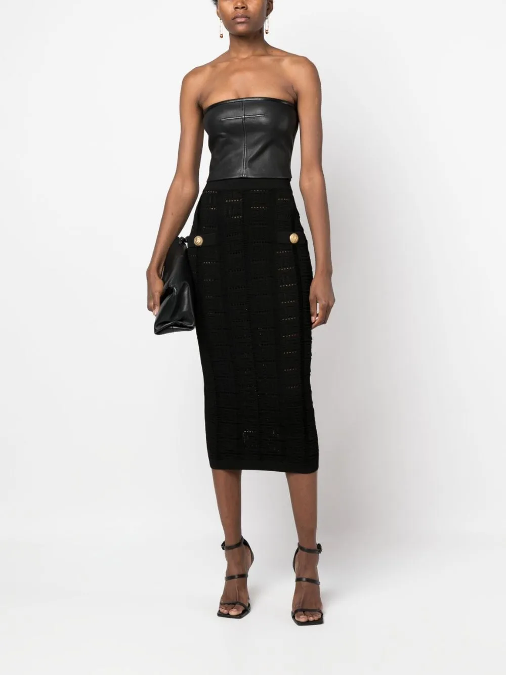 Balmain Skirts Black