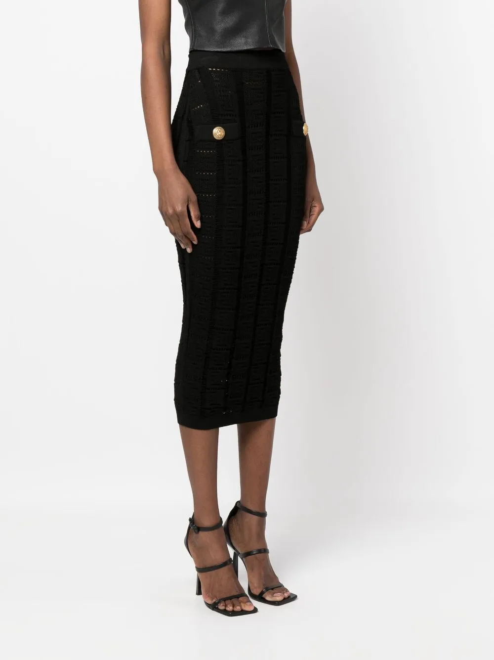 Balmain Skirts Black