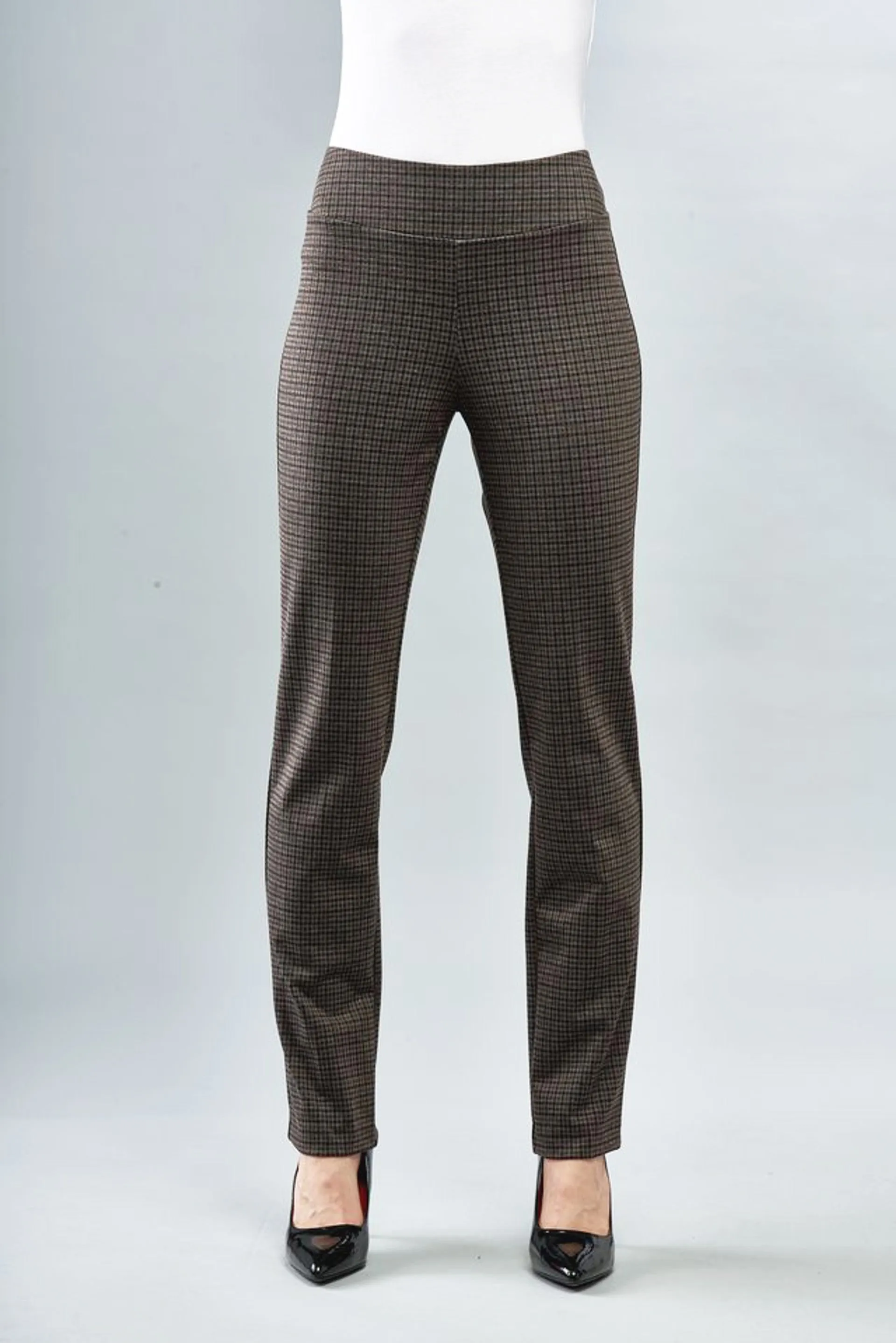 BCP8909PRN Printed Scuba Straight Pants
