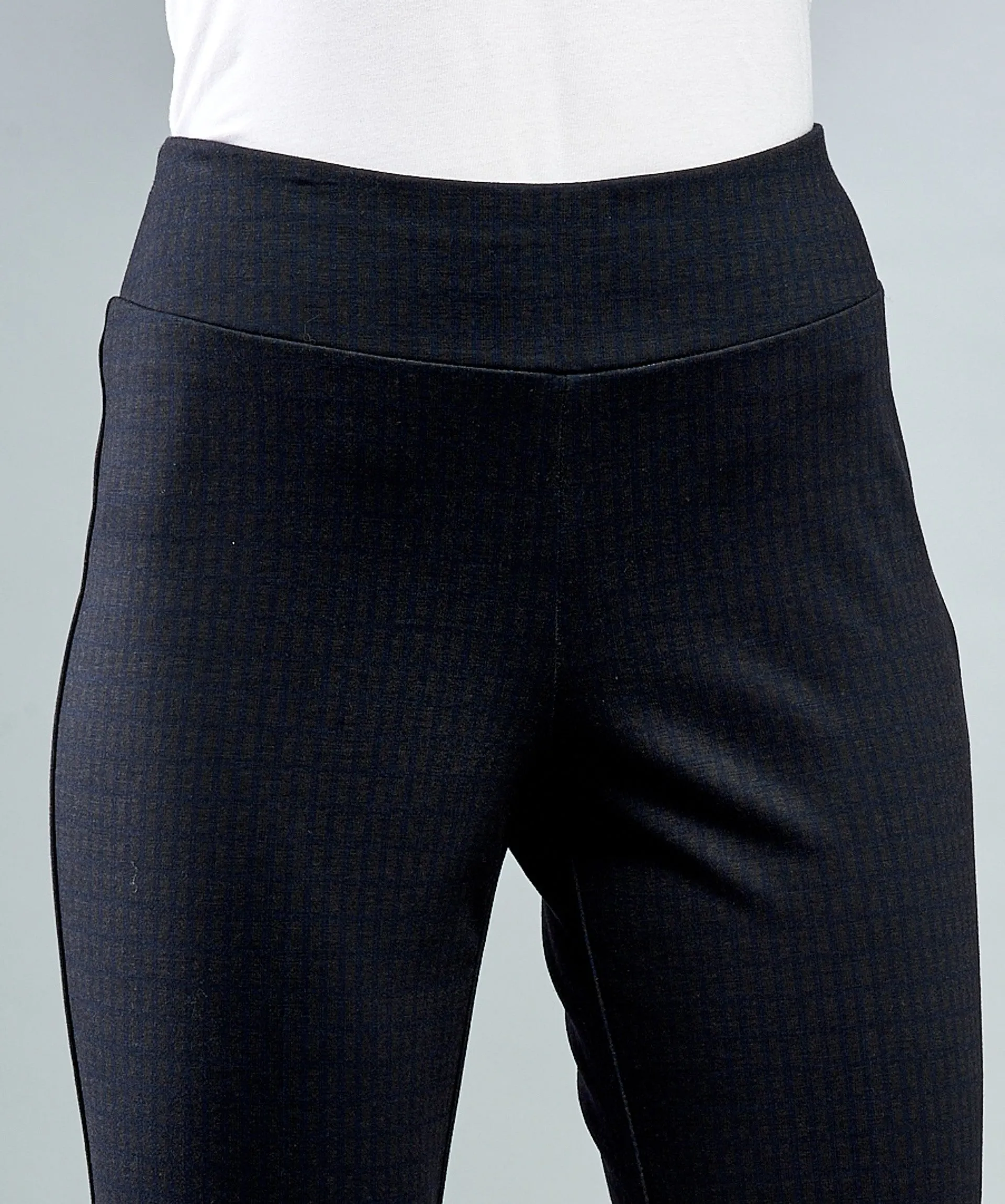 BCP8909PRN Printed Scuba Straight Pants