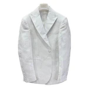 BIARELLI: 2PC.PAISLEY SLIM FIT SUIT BLX-5002