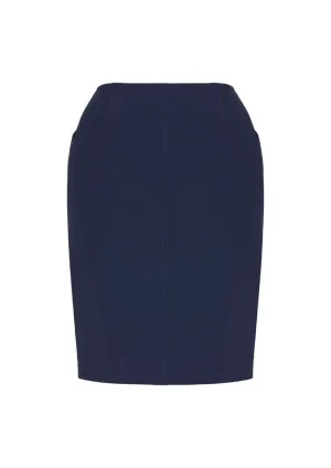 Biz Corporates Women's Bandless Pencil Skirt 20717