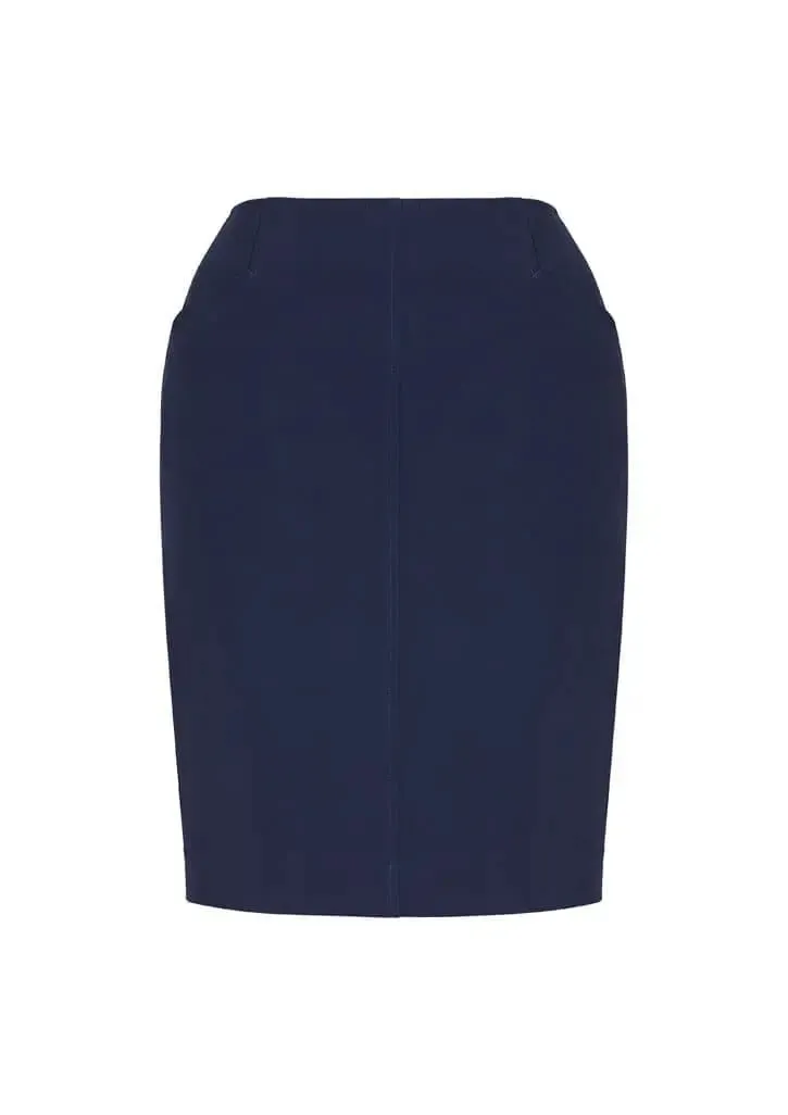 Biz Corporates Women's Bandless Pencil Skirt 20717