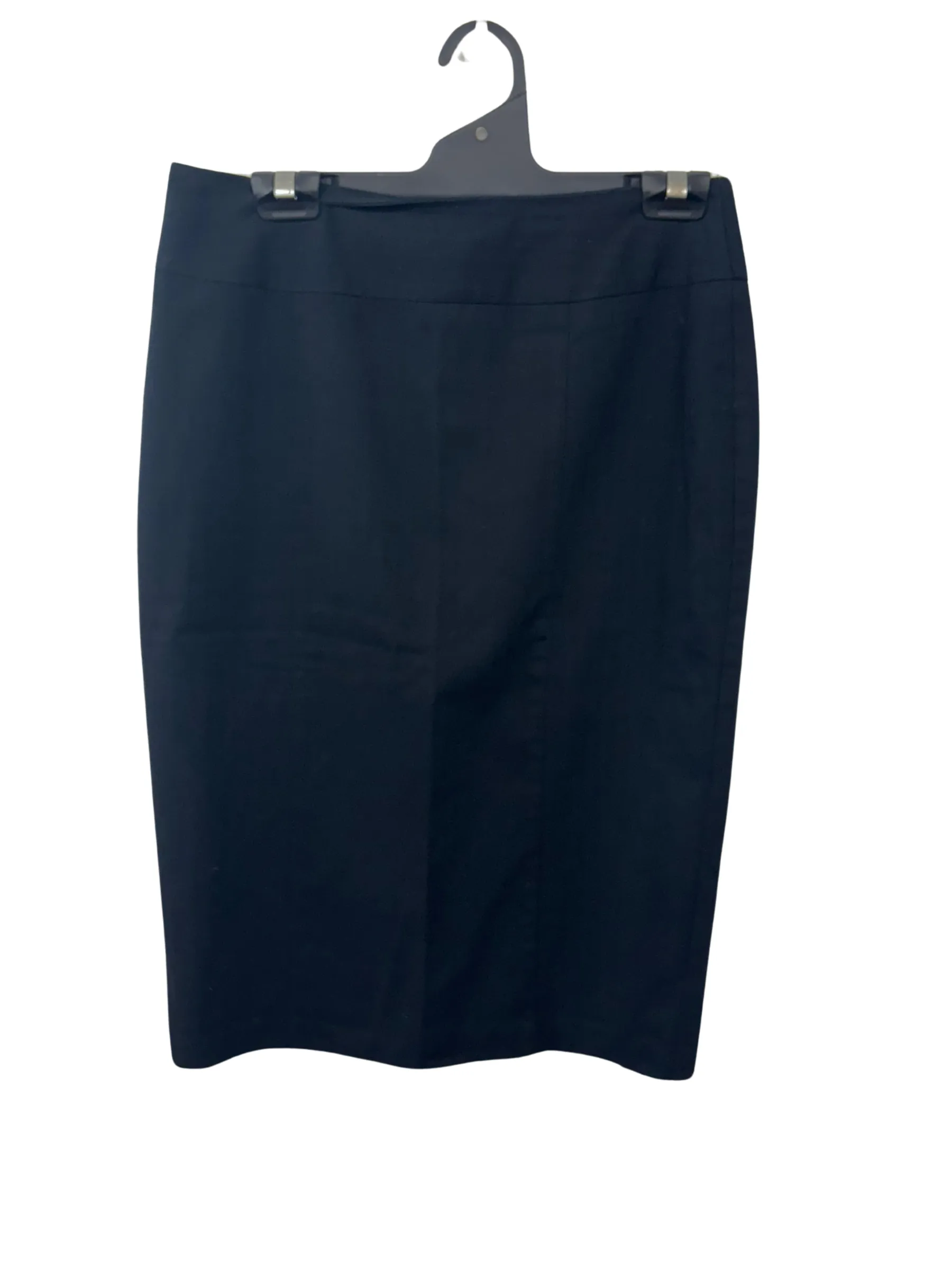 Black Knee Length Pencil Skirt