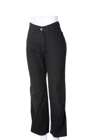 Black Monogram Jeans