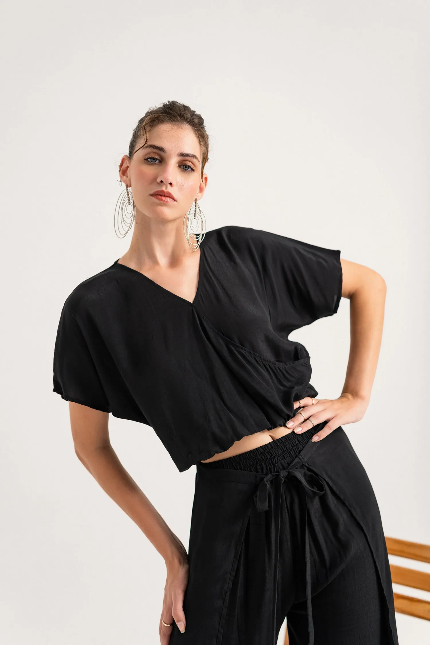 Black Regular Fit Top