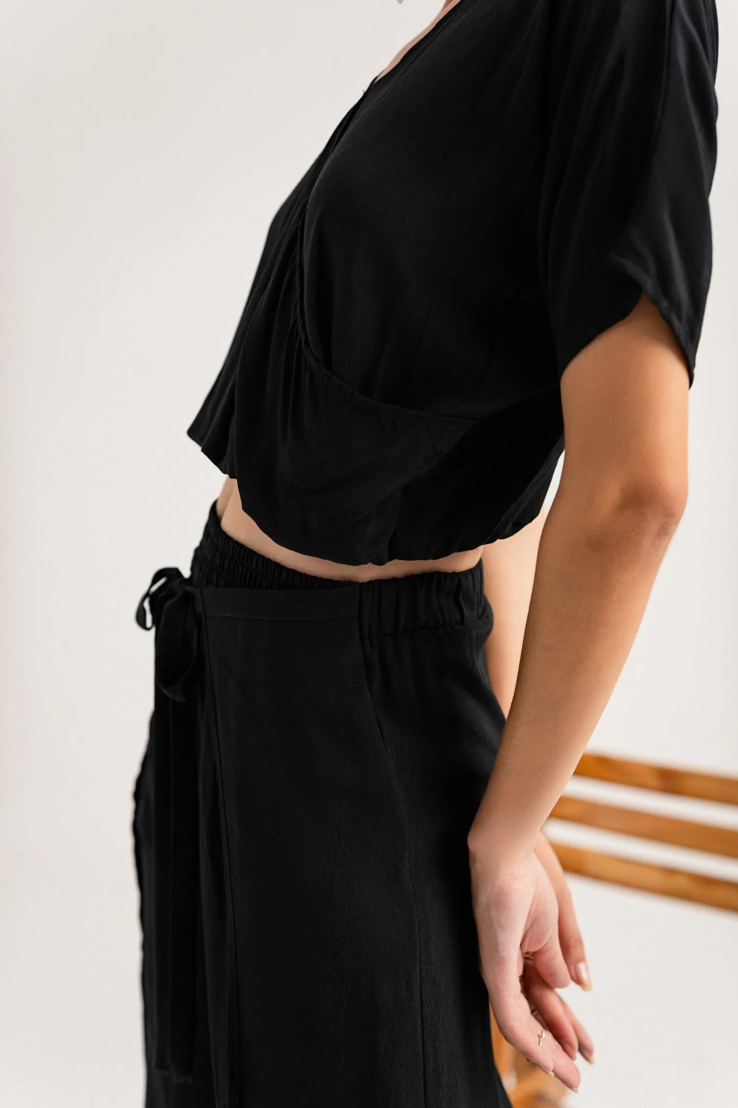 Black Regular Fit Top