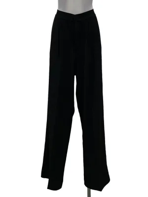 Black Straight Pants