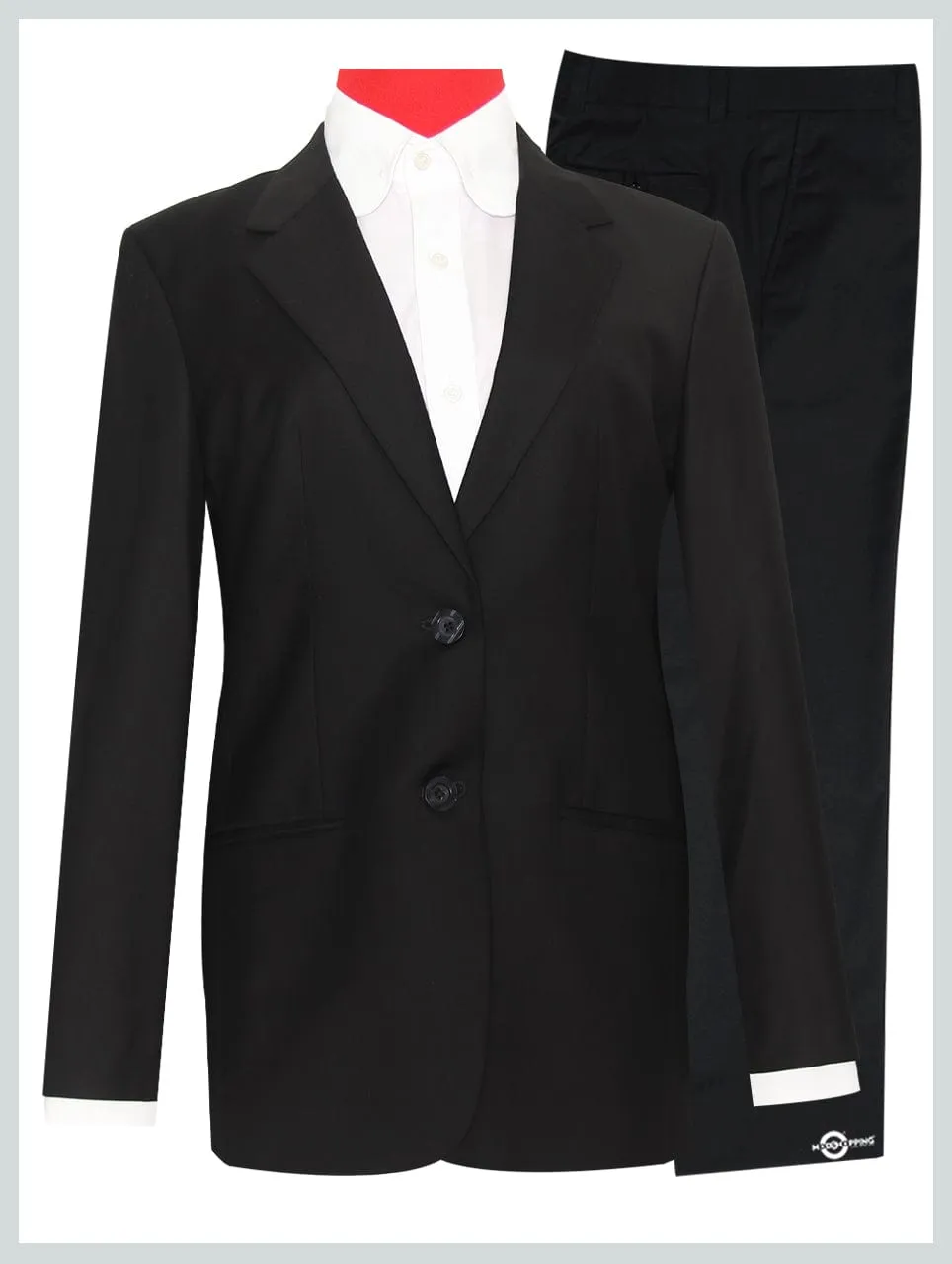 Black Suit| Tailored Black 2 Button Women's Suit
