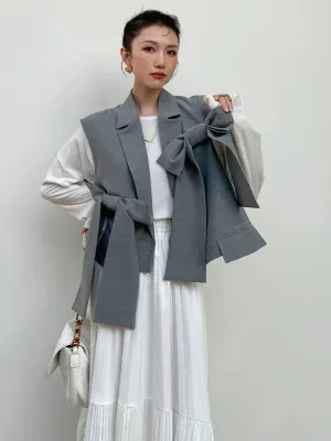 Bow Oversized Vest