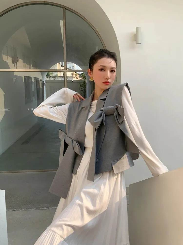 Bow Oversized Vest