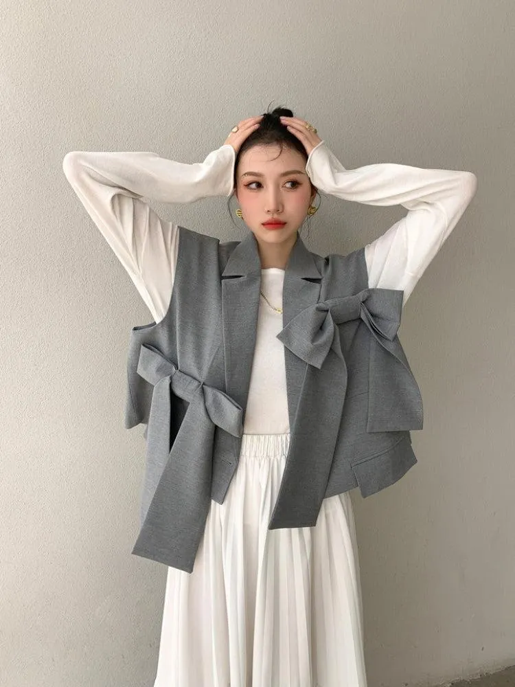 Bow Oversized Vest